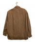 LEMAIRE (ルメール) コットンリネンツイルシャツ ブラウン サイズ:記載なし：12000円
