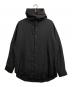 OVERCOAT（オーバーコート）の古着「ウールフーデッドシャツ」｜ブラック