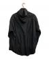 OVERCOAT (オーバーコート) ウールフーデッドシャツ ブラック サイズ:M1：18000円