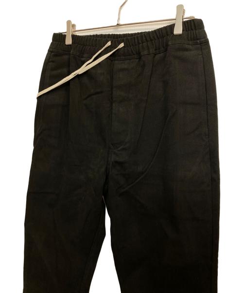 RICK OWENS（リックオウエンス）RICK OWENS (リックオウエンス) 22FW STROBE ドローストリングイージーパンツ ブラック サイズ:48の古着・服飾アイテム
