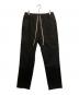 RICK OWENS（リックオウエンス）の古着「22FW STROBE ドローストリングイージーパンツ」｜ブラック