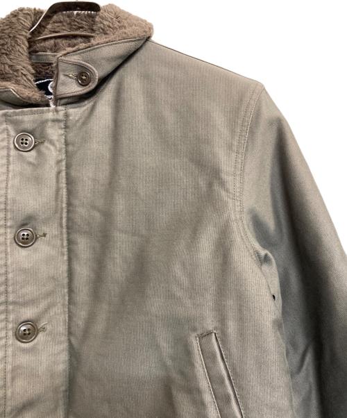 DENIME（ドゥニーム）DENIME (ドゥニーム) ボアライナーデッキジャケット カーキ サイズ:Ｌの古着・服飾アイテム
