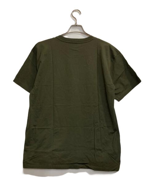 CELINE（セリーヌ）CELINE (セリーヌ) ロゴプリントTシャツ グリーン サイズ:Ｌの古着・服飾アイテム