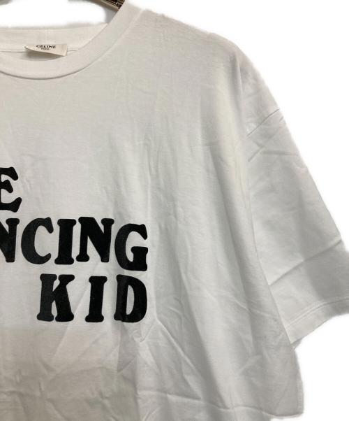 CELINE（セリーヌ）CELINE (セリーヌ) フロックプリントTシャツ ホワイト サイズ:Ｌの古着・服飾アイテム
