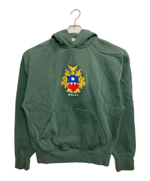 BALLY（バリー）BALLY (バリー) プルオーバーパーカー グリーン サイズ:Lの古着・服飾アイテム