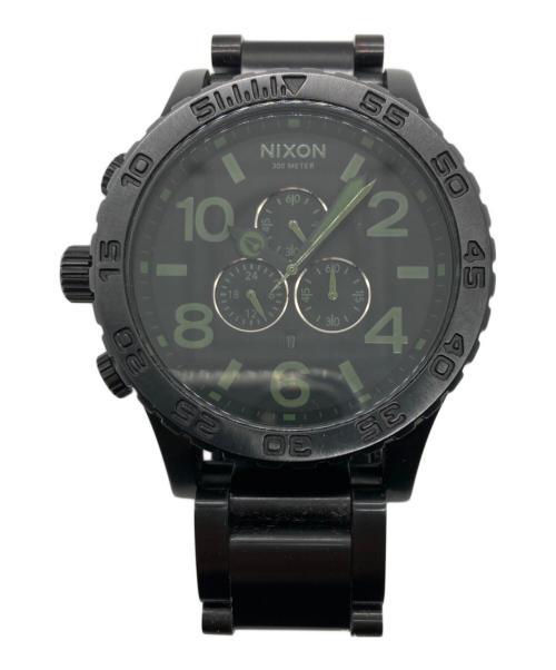 NIXON（ニクソン）NIXON (ニクソン) リストウォッチ ブラック×カーキの古着・服飾アイテム