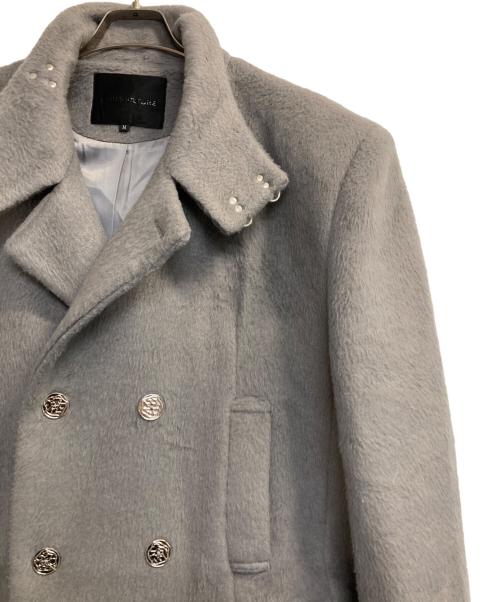 ARGUECULTURE（アルグエカルチャー）ARGUECULTURE (アルグエカルチャー) シャギーハイネックロングコート グレー サイズ:Ｍの古着・服飾アイテム