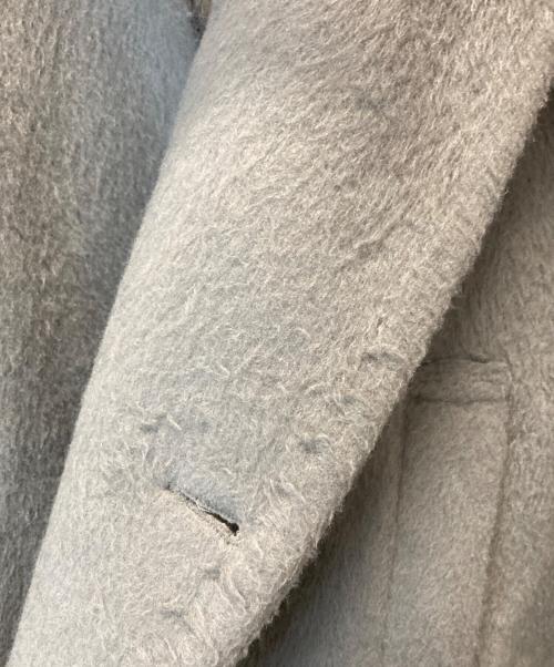 ARGUECULTURE（アルグエカルチャー）ARGUECULTURE (アルグエカルチャー) シャギーハイネックロングコート グレー サイズ:Ｍの古着・服飾アイテム