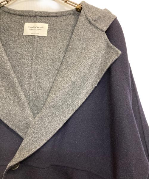 beautiful people（ビューティフルピープル）beautiful people (ビューティフルピープル) フーデッドコート ネイビー サイズ:36の古着・服飾アイテム