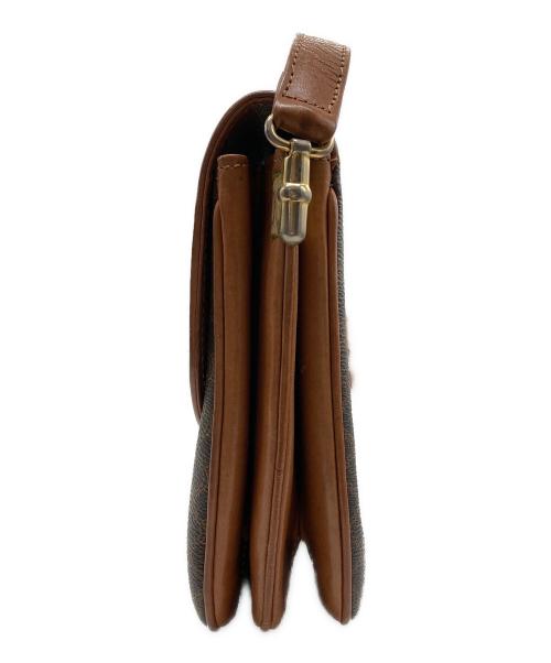 CELINE（セリーヌ）CELINE (セリーヌ) マカダム柄ミニショルダーバッグ ブラウンの古着・服飾アイテム