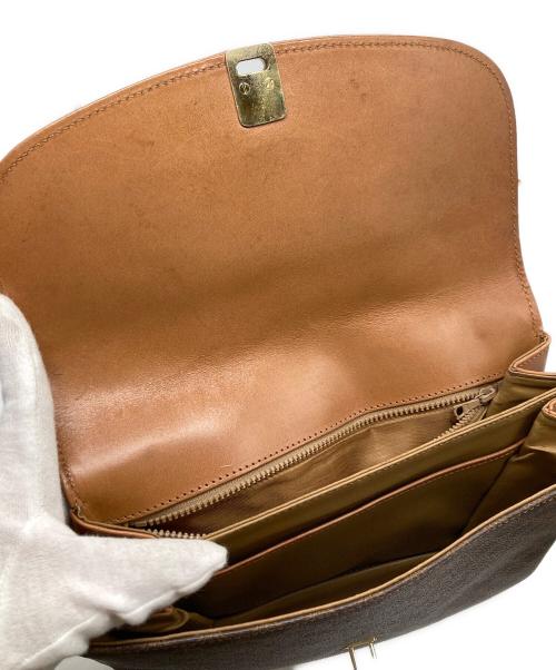 CELINE（セリーヌ）CELINE (セリーヌ) マカダム柄ミニショルダーバッグ ブラウンの古着・服飾アイテム