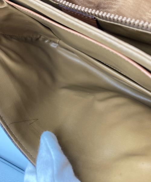 CELINE（セリーヌ）CELINE (セリーヌ) マカダム柄ミニショルダーバッグ ブラウンの古着・服飾アイテム