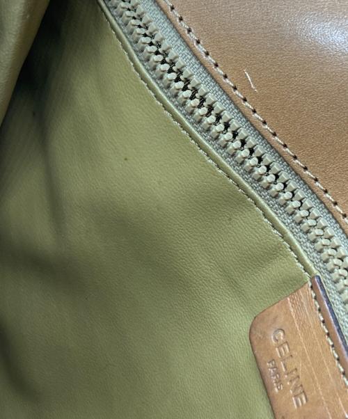 CELINE（セリーヌ）CELINE (セリーヌ) マカダム柄ミニショルダーバッグ ブラウンの古着・服飾アイテム