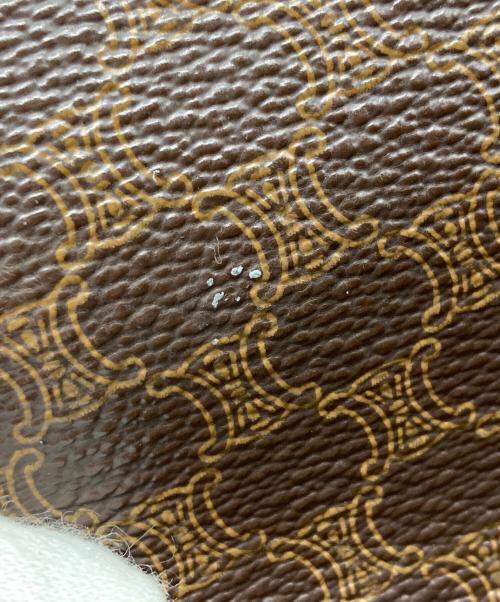 CELINE（セリーヌ）CELINE (セリーヌ) マカダム柄ミニショルダーバッグ ブラウンの古着・服飾アイテム