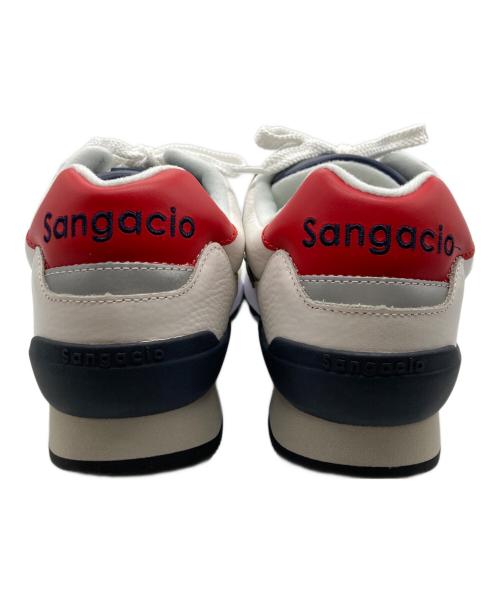 Sangacio（サンガッチョ）SANGACIO (サンガッチョ) 10周年記念にゅ～ずトリコロールスニーカー ホワイト サイズ:26.5ｃｍの古着・服飾アイテム