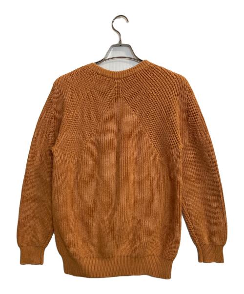 BATONER（バトナ―）BATONER (バトナ―) COTTON SIGNATURE CREW NECK オレンジ サイズ:1の古着・服飾アイテム