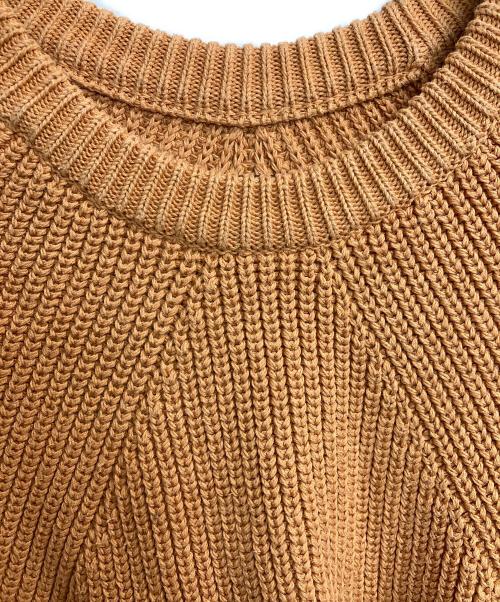 BATONER（バトナ―）BATONER (バトナ―) COTTON SIGNATURE CREW NECK オレンジ サイズ:1の古着・服飾アイテム