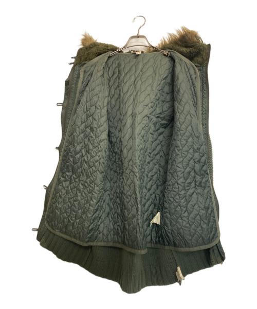 DIESEL（ディーゼル）DIESEL (ディーゼル) ライナー付ミリタリーニットコート グリーン サイズ:記載なしの古着・服飾アイテム