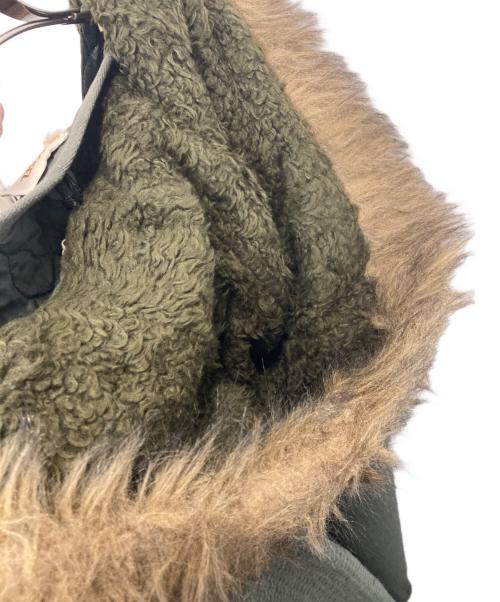 DIESEL（ディーゼル）DIESEL (ディーゼル) ライナー付ミリタリーニットコート グリーン サイズ:記載なしの古着・服飾アイテム