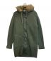 DIESEL（ディーゼル）の古着「ライナー付ミリタリーニットコート」｜グリーン
