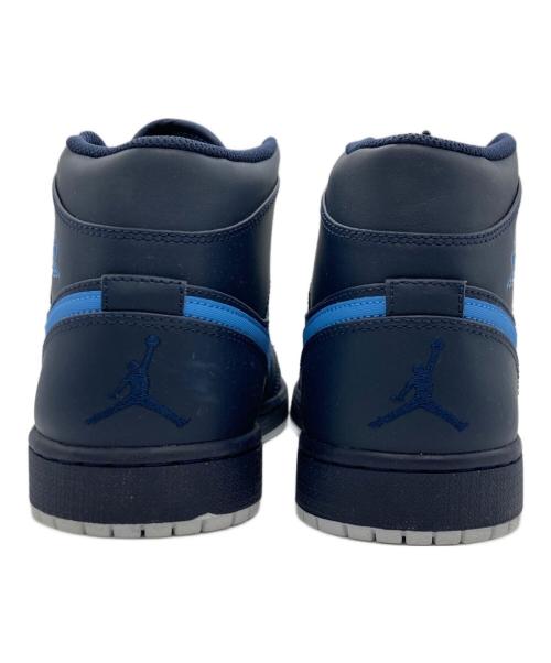NIKE（ナイキ）NIKE (ナイキ) AIR JORDAN 1 RETRO MID OBSIDIAN UNIVERSITY BLUE / エアジョーダン ネイビー×ブルー サイズ:28.5の古着・服飾アイテム