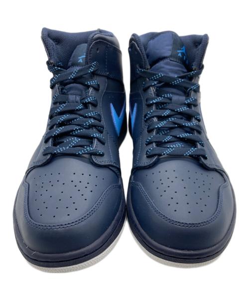 NIKE（ナイキ）NIKE (ナイキ) AIR JORDAN 1 RETRO MID OBSIDIAN UNIVERSITY BLUE / エアジョーダン ネイビー×ブルー サイズ:28.5の古着・服飾アイテム