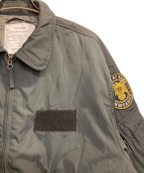 BEAMS HEART（ビームスハート）BEAMS HEART (ビームスハート) CWU-45 ミリタリー ブルゾン ブラック サイズ:Ｍの古着・服飾アイテム