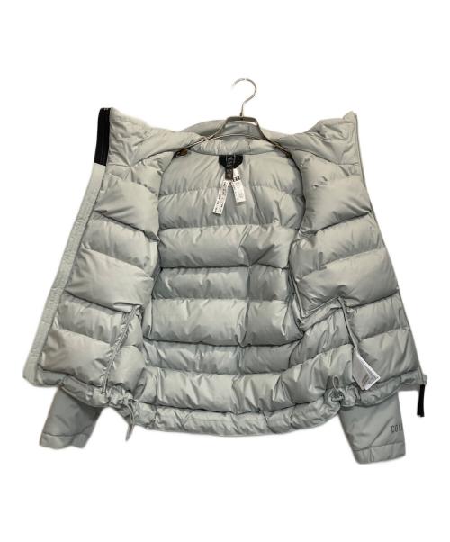 adidas（アディダス）adidas (アディダス) 撥水加工 フーデッドダウンジャケット グレー サイズ:Ｓの古着・服飾アイテム