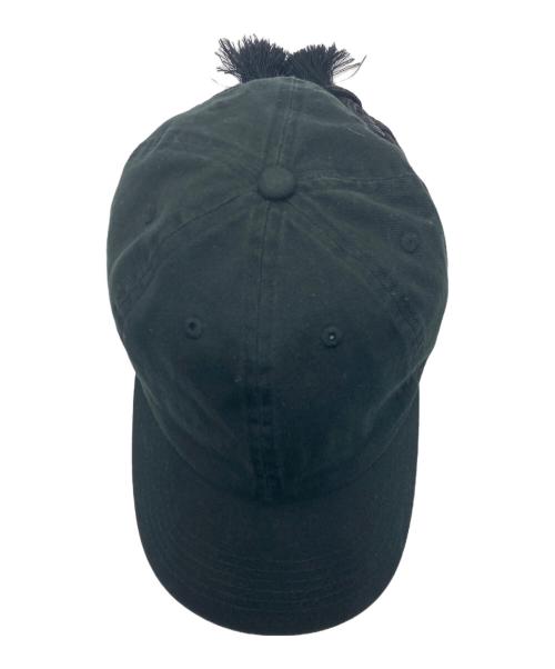 Tanaka Daisuke（タナカ ダイスケ）tanaka daisuke (タナカ ダイスケ) チャイナリボンキャップ ブラックの古着・服飾アイテム