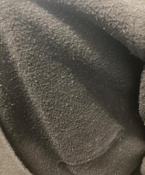 THE BLACK EYE PATCH（ブラックアイパッチ）THE BLACK EYE PATCH (ブラックアイパッチ) レザーロゴプルオーバーパーカー ブラック サイズ:ＸＬの古着・服飾アイテム