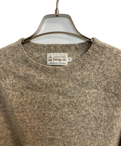INVERALLAN（インバーアラン）INVERALLAN (インバーアラン) ウールニット ベージュ サイズ:42の古着・服飾アイテム