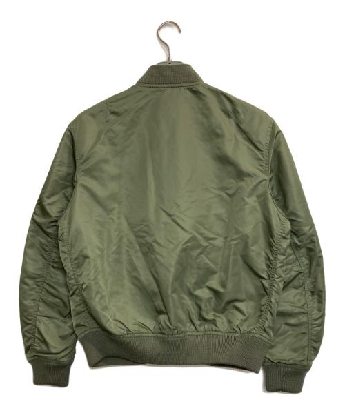 POLO RALPH LAUREN（ポロ・ラルフローレン）POLO RALPH LAUREN (ポロ・ラルフローレン) MA-1 BOMBER LINED JACKET / ボンバーラインジャケット グリーン サイズ:Sの古着・服飾アイテム