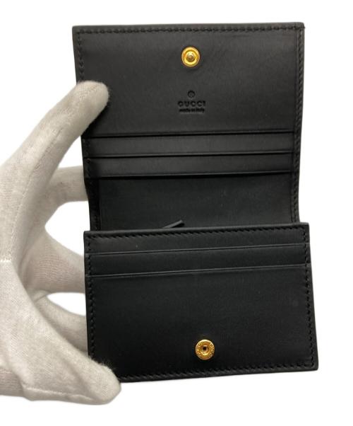 GUCCI（グッチ）GUCCI (グッチ) GGスプリーム ステンシル2つ折り財布 ベージュの古着・服飾アイテム