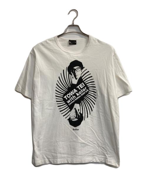 KOLOR（カラー）KOLOR (カラー) コラボTシャツ ホワイト サイズ:3の古着・服飾アイテム