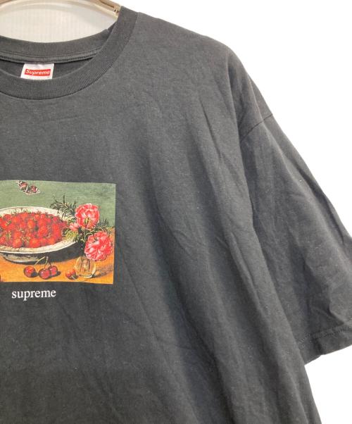 SUPREME（シュプリーム）Supreme (シュプリーム) 23SS Strawberries Tee / ストロベリーTシャツ ブラック サイズ:ＬＬの古着・服飾アイテム