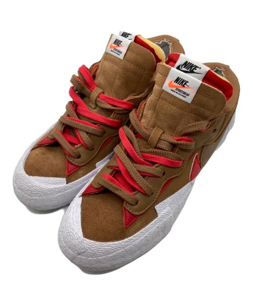 NIKE（ナイキ）NIKE (ナイキ) sacai (サカイ) BLAZER LOW / ブレーザー ロー ブラウン×ホワイト サイズ:27cmの古着・服飾アイテム