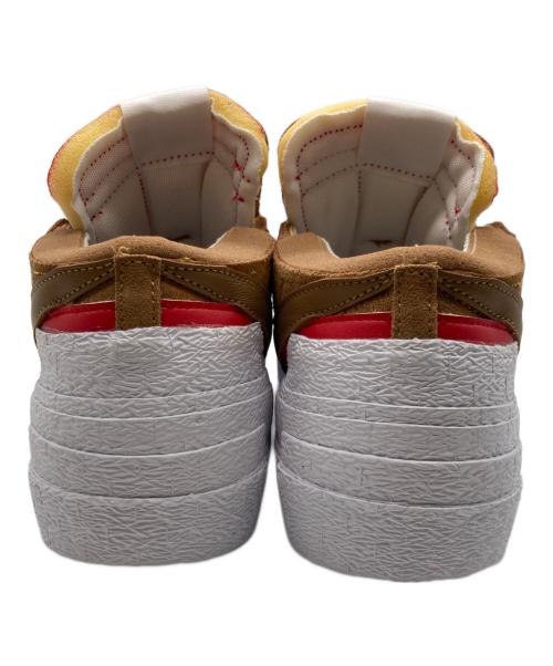 NIKE（ナイキ）NIKE (ナイキ) sacai (サカイ) BLAZER LOW / ブレーザー ロー ブラウン×ホワイト サイズ:27cmの古着・服飾アイテム