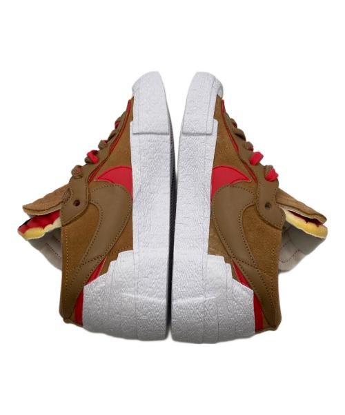 NIKE（ナイキ）NIKE (ナイキ) sacai (サカイ) BLAZER LOW / ブレーザー ロー ブラウン×ホワイト サイズ:27cmの古着・服飾アイテム