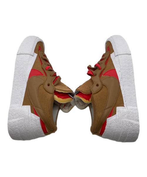 NIKE（ナイキ）NIKE (ナイキ) sacai (サカイ) BLAZER LOW / ブレーザー ロー ブラウン×ホワイト サイズ:27cmの古着・服飾アイテム