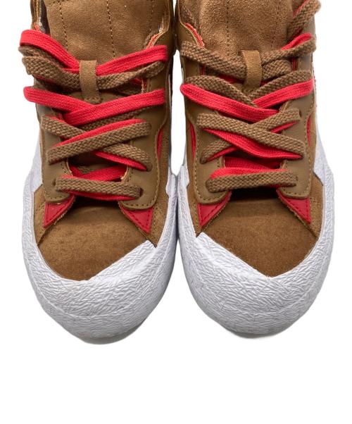NIKE（ナイキ）NIKE (ナイキ) sacai (サカイ) BLAZER LOW / ブレーザー ロー ブラウン×ホワイト サイズ:27cmの古着・服飾アイテム