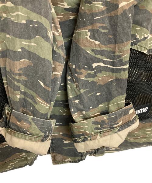SUPREME（シュプリーム）Supreme (シュプリーム) 21SS Mesh Pocket Cargo Jacket / メッシュポケットカーゴジャケット グリーン サイズ:LLの古着・服飾アイテム