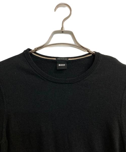 BOSS（ボス）BOSS (ボス) ニット ブラック サイズ:Lの古着・服飾アイテム