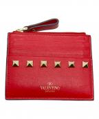 VALENTINOヴァレンティノ）の古着「ロックスタッズフラグメントケース」｜レッド