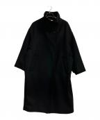 journal standard L'essageジャーナルスタンダード レサージュ）の古着「MANTECO/TWEEDスタンドコート」｜ブラック