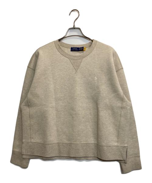 POLO RALPH LAUREN（ポロ・ラルフローレン）POLO RALPH LAUREN (ポロ・ラルフローレン) TECH OZ HILO-LONG SLEEVE PULLOVERクルーネックスウェット アイボリー サイズ:XLの古着・服飾アイテム