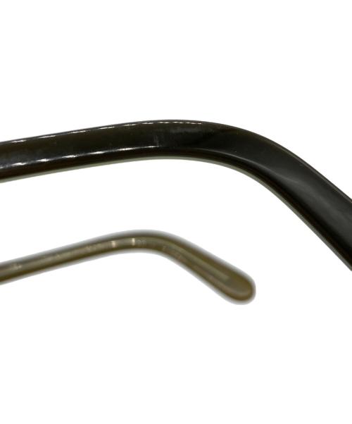 CELINE（セリーヌ）CELINE (セリーヌ) サイドマカダムナローサングラス カーキの古着・服飾アイテム