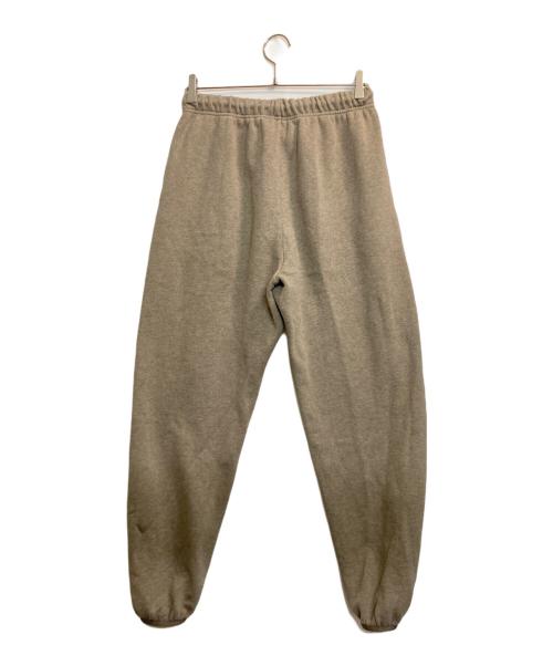FOG ESSENTIALS（フィアオブゴッド エッセンシャル）FOG ESSENTIALS (フィアオブゴッド エッセンシャル) フロントラバーロゴスウェットパンツ ベージュ サイズ:XSの古着・服飾アイテム