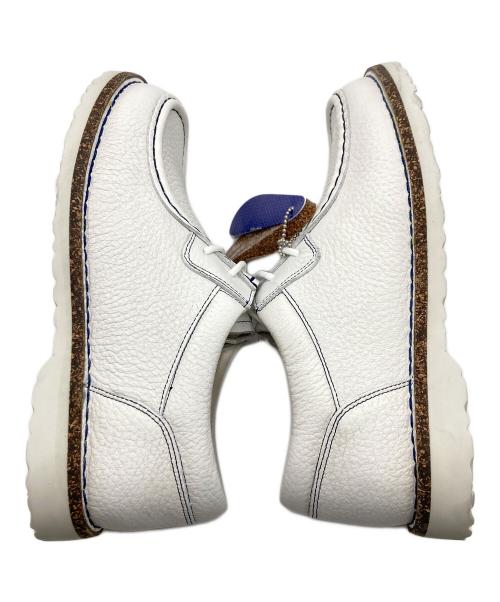 BIRKENSTOCK（ビルケンシュトック）BIRKENSTOCK (ビルケンシュトック) PASADENA MEN II / パサデナメン レザーシューズ ホワイト サイズ:26の古着・服飾アイテム
