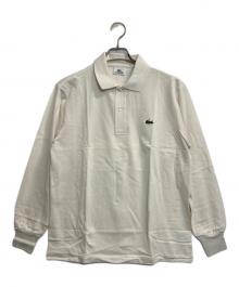 LACOSTE（ラコステ）の古着「長袖ポロシャツ」｜アイボリー