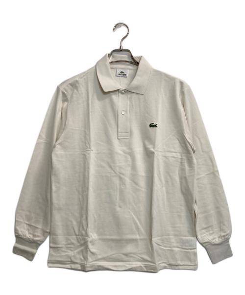 LACOSTE（ラコステ）LACOSTE (ラコステ) 長袖ポロシャツ アイボリー サイズ:4の古着・服飾アイテム